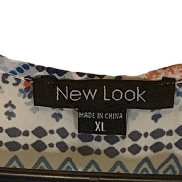 New Look Semi Sheer Duster Long Line Boho Size XL - Picture 4 of 4